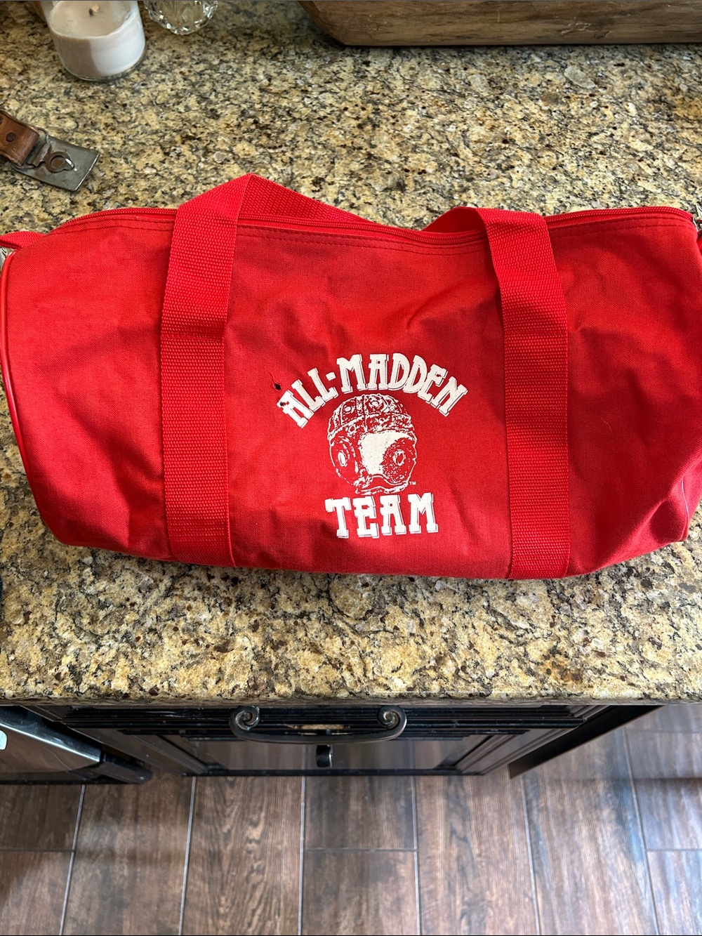 1990’s All-Madden Team Collector Red Duffel Bag - Small